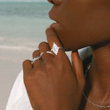 Claw Ring - Silver - Aaria London