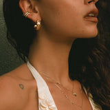 Tilcara Drops Necklace - Solid Gold - Aaria London