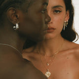 Lava Hoop Earrings