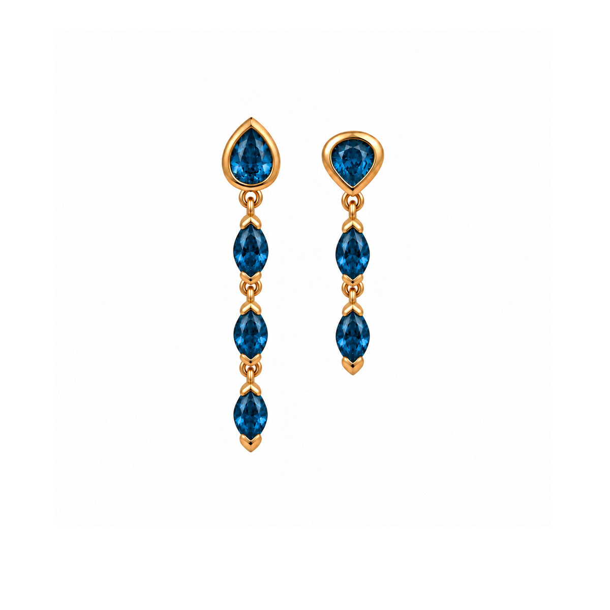Alma + Roma Blue Topaz Pair