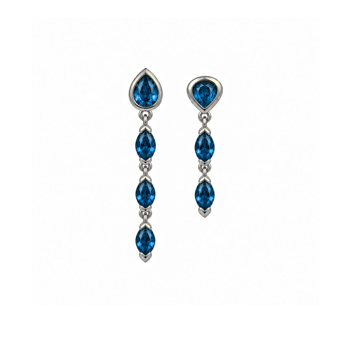 Alma + Roma Blue Topaz Pair