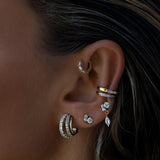 Menorca Triple Demi Hoop Earrings