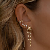 Kalani Stacked Triple Hoop Illusion Earrings