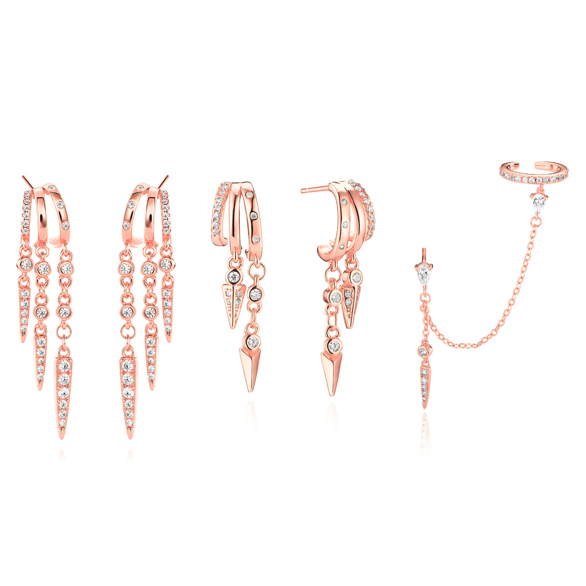 Date Night Illusion Earring Stack