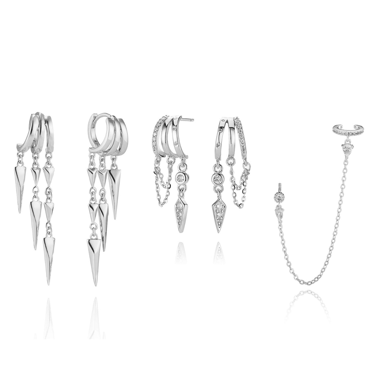The Edgy Earring Stack