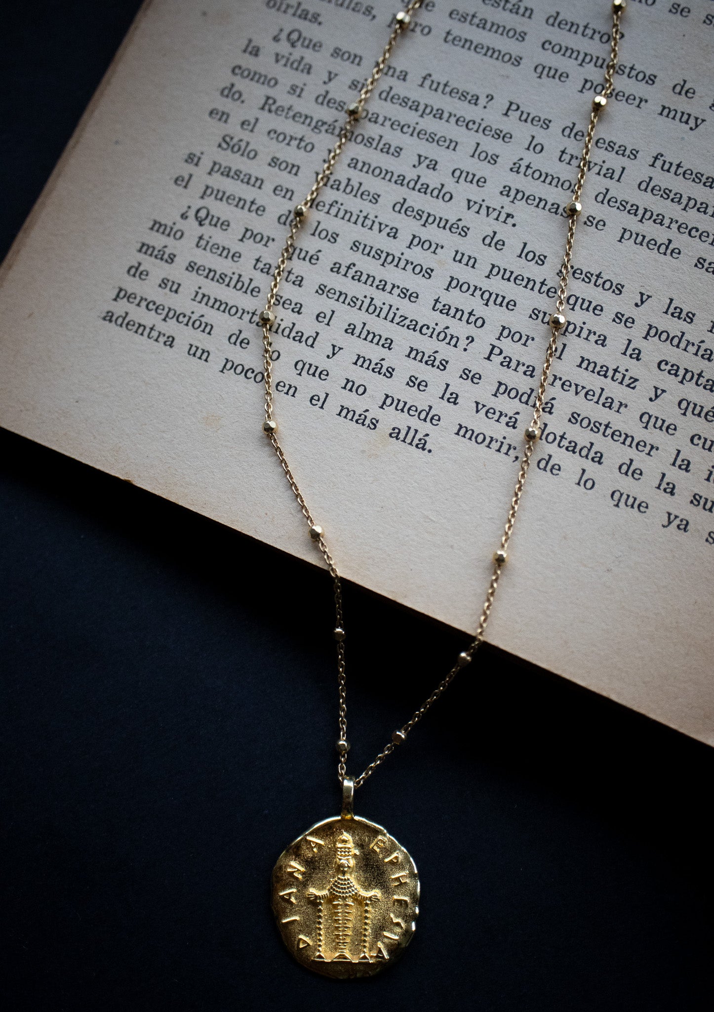 Artemis Goddess Necklace - Silver - Aaria London