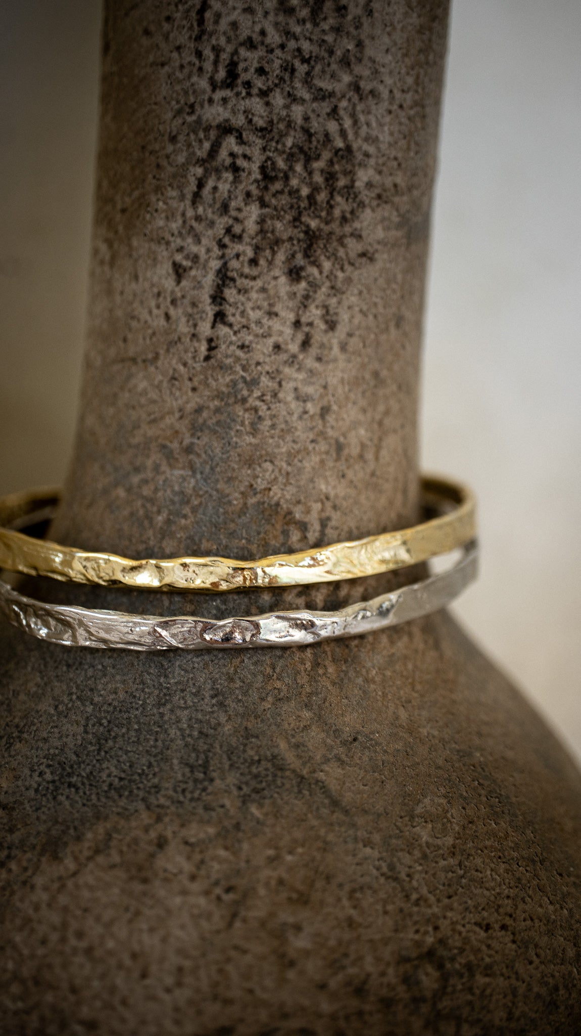 Athena Bangle - Silver - Aaria London