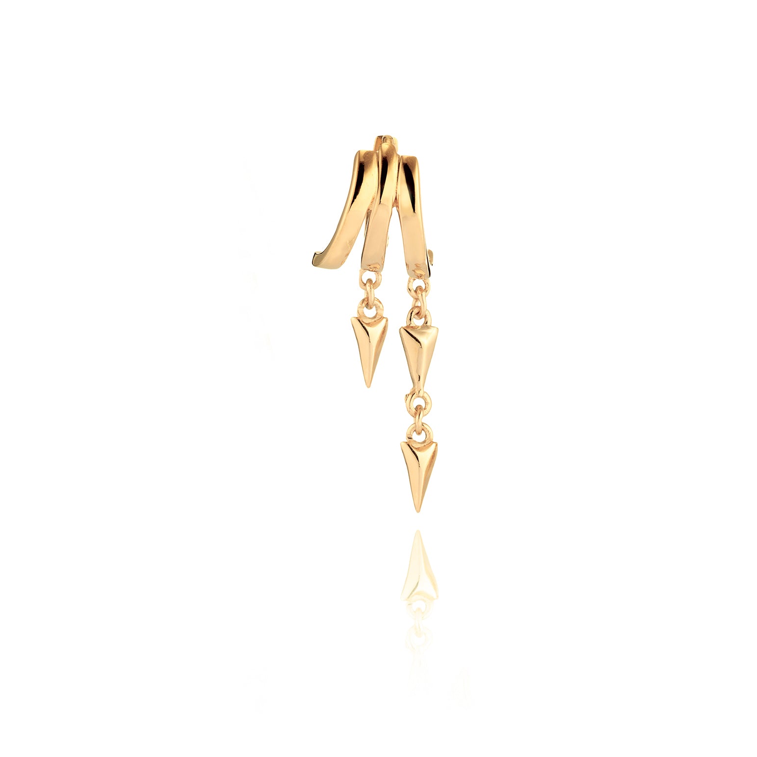Lynx Huggie Illusion Earrings