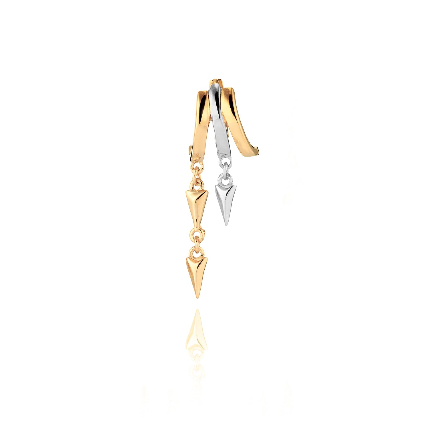 Lynx Huggie Illusion Earrings