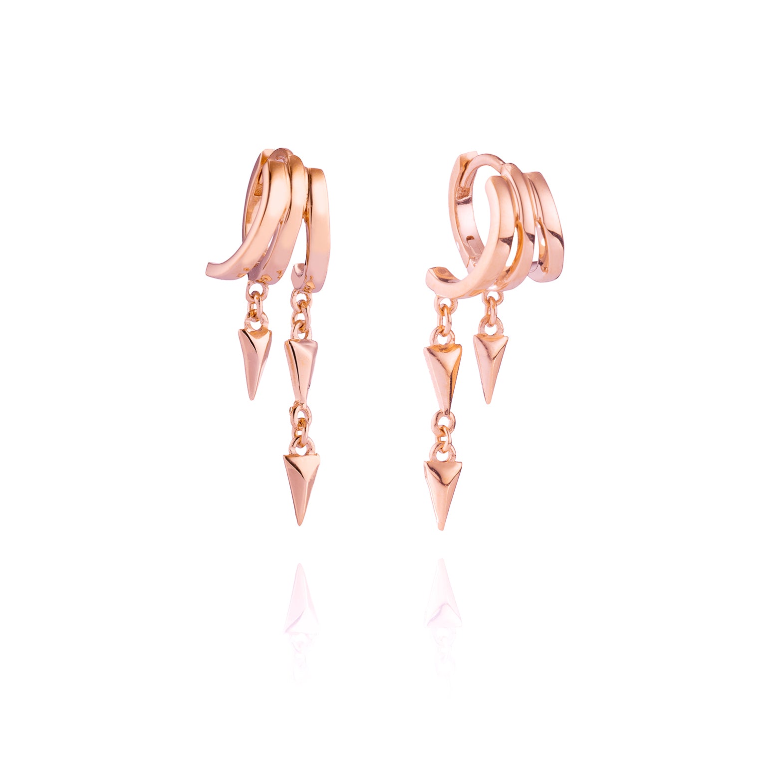 Lynx Huggie Illusion Earrings