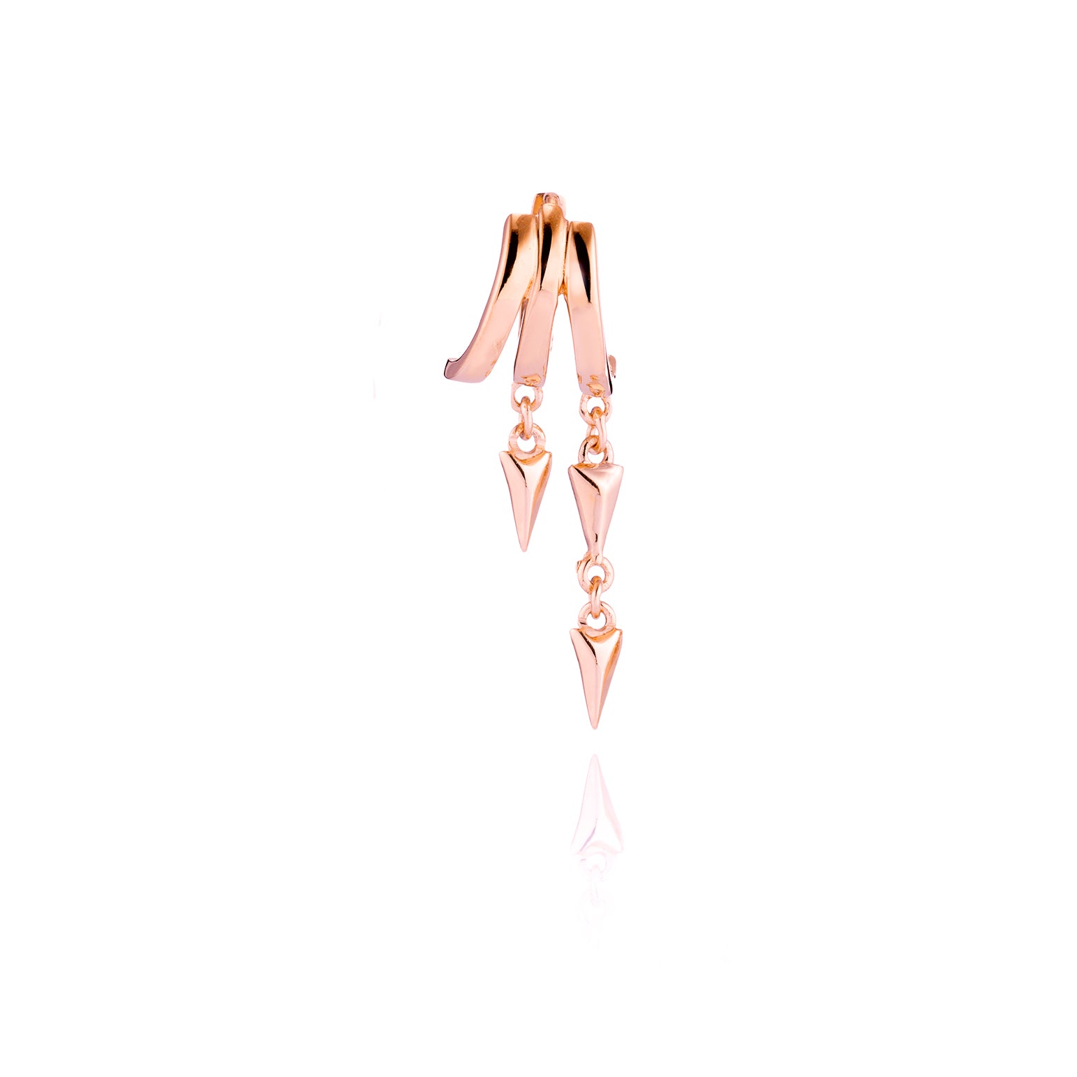 Lynx Huggie Illusion Earrings