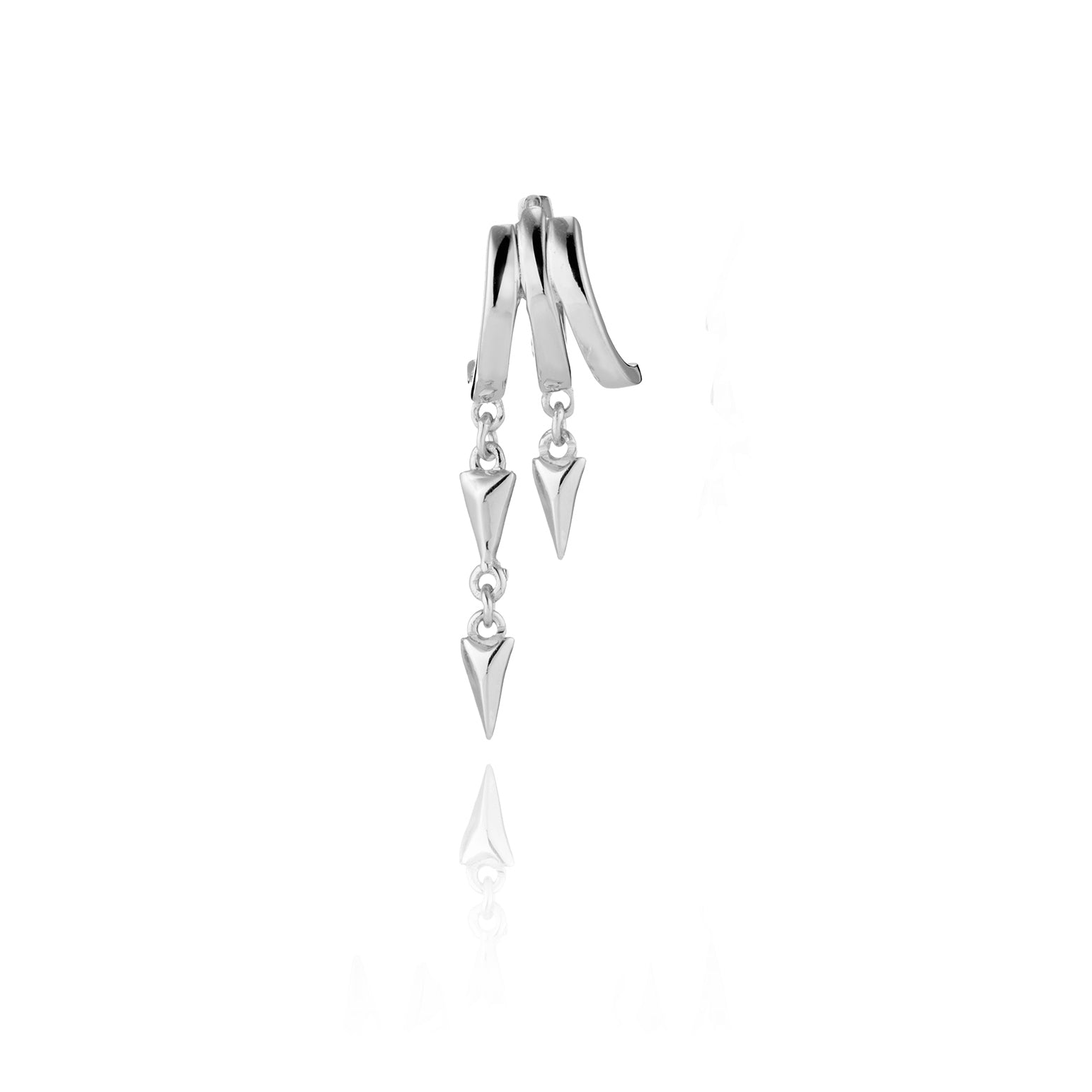 Lynx Huggie Illusion Earrings