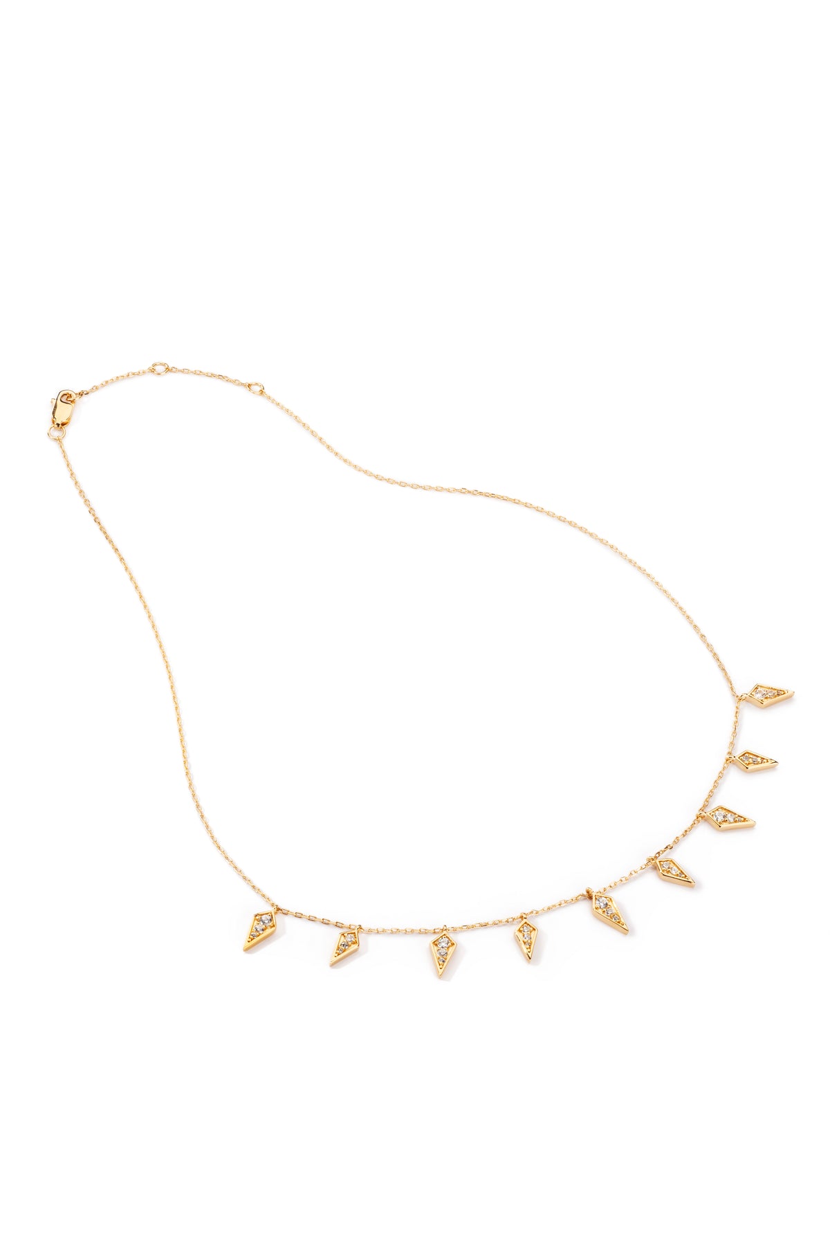 Palma Spike Charm Necklace