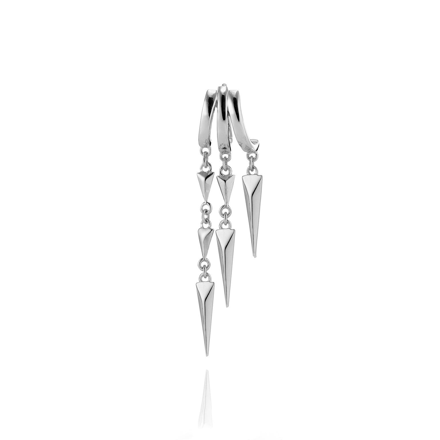 Paloma Huggie Illusion Earrings