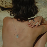 Clio Lion Necklace - Silver - Aaria London