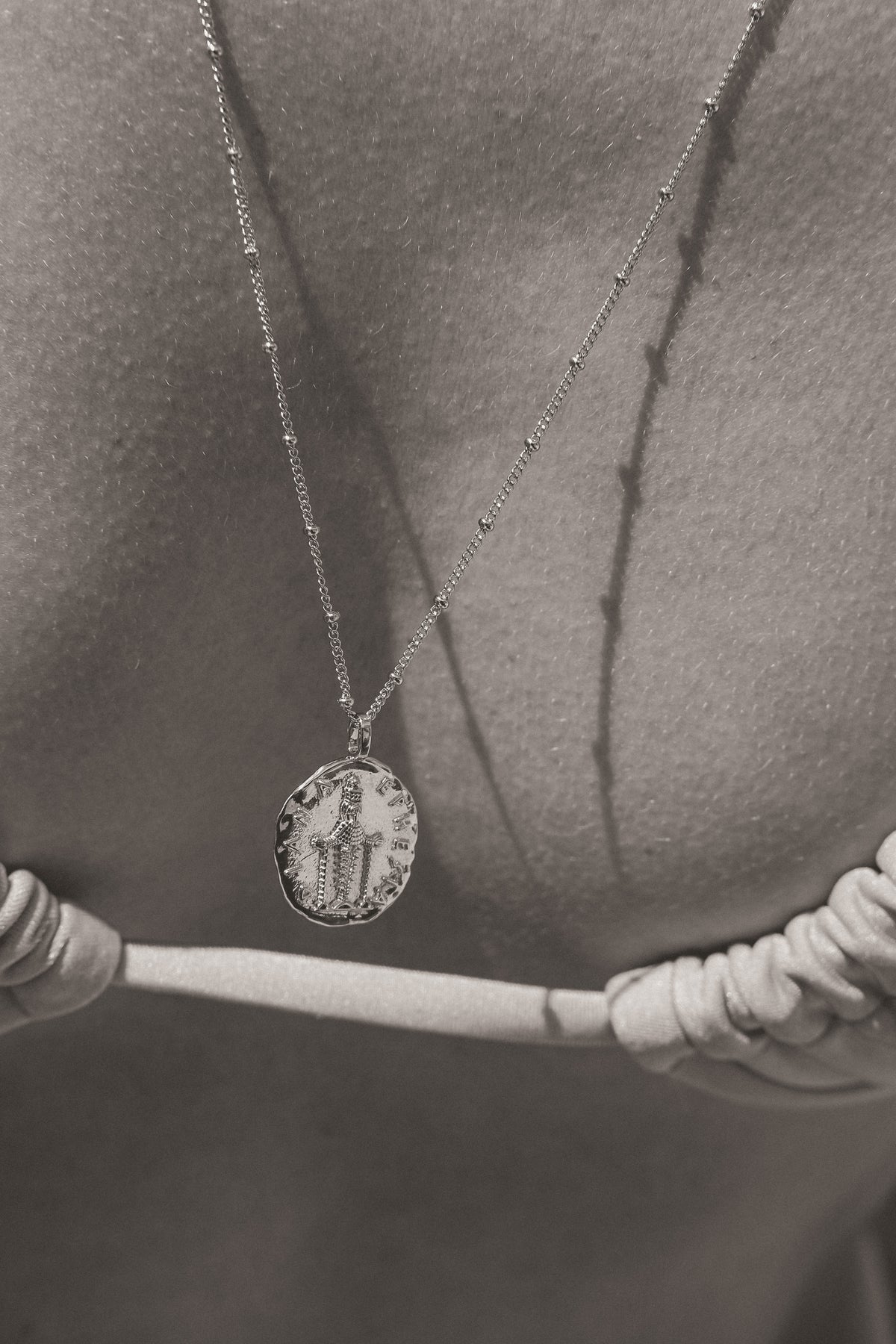 Artemis Goddess Necklace - Silver - Aaria London
