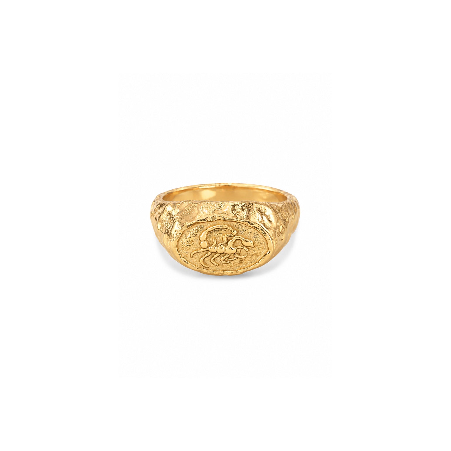 Scorpio Signet Ring
