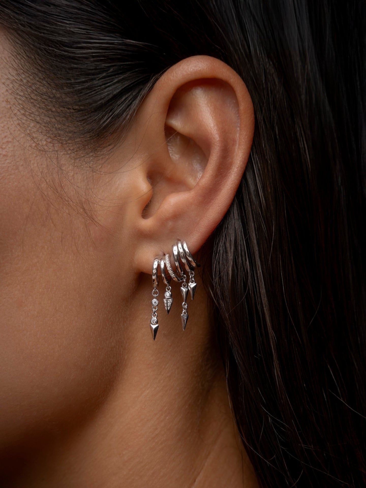 The Dainty Illusion Earring Stack