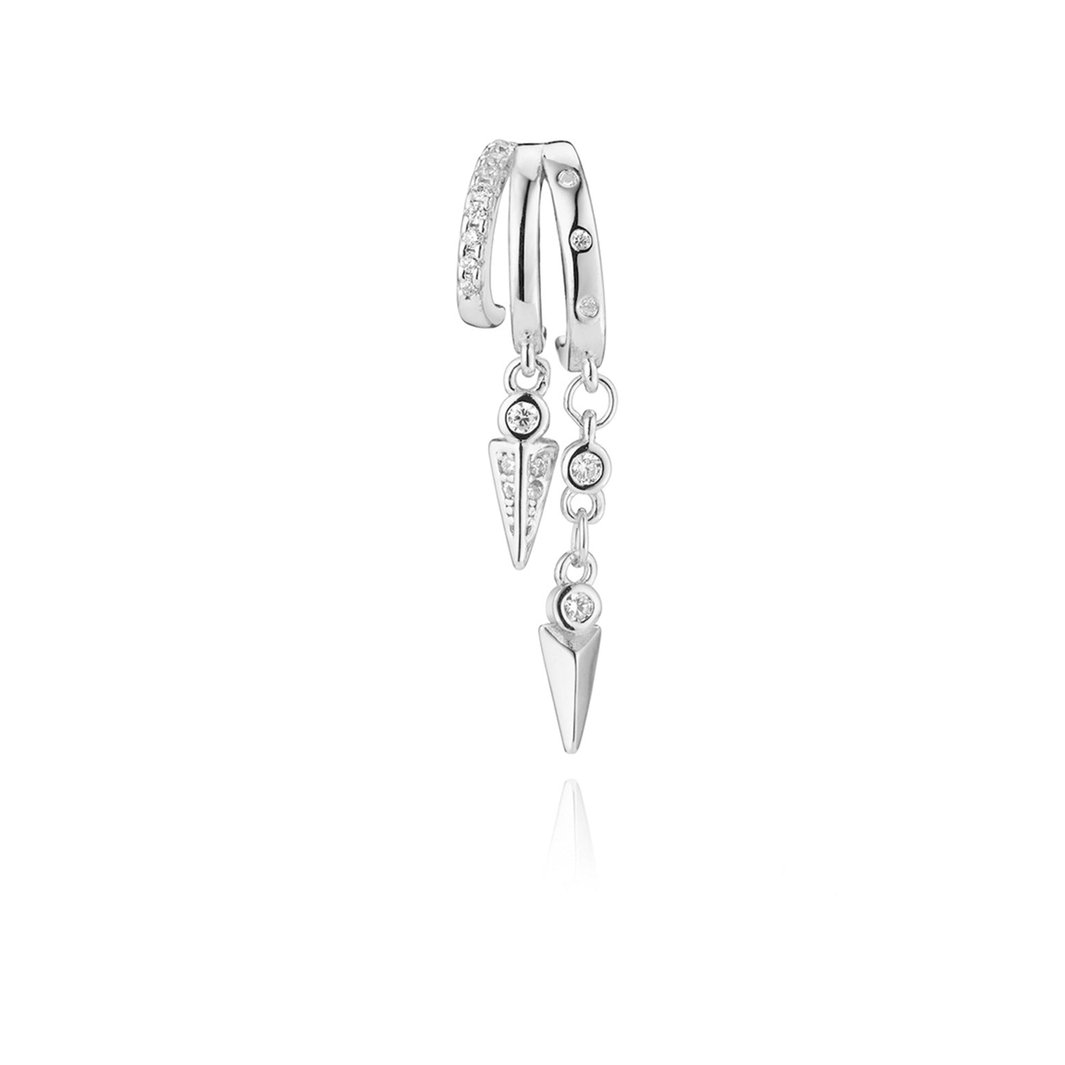 Sienna Illusion Earrings - Solid Gold