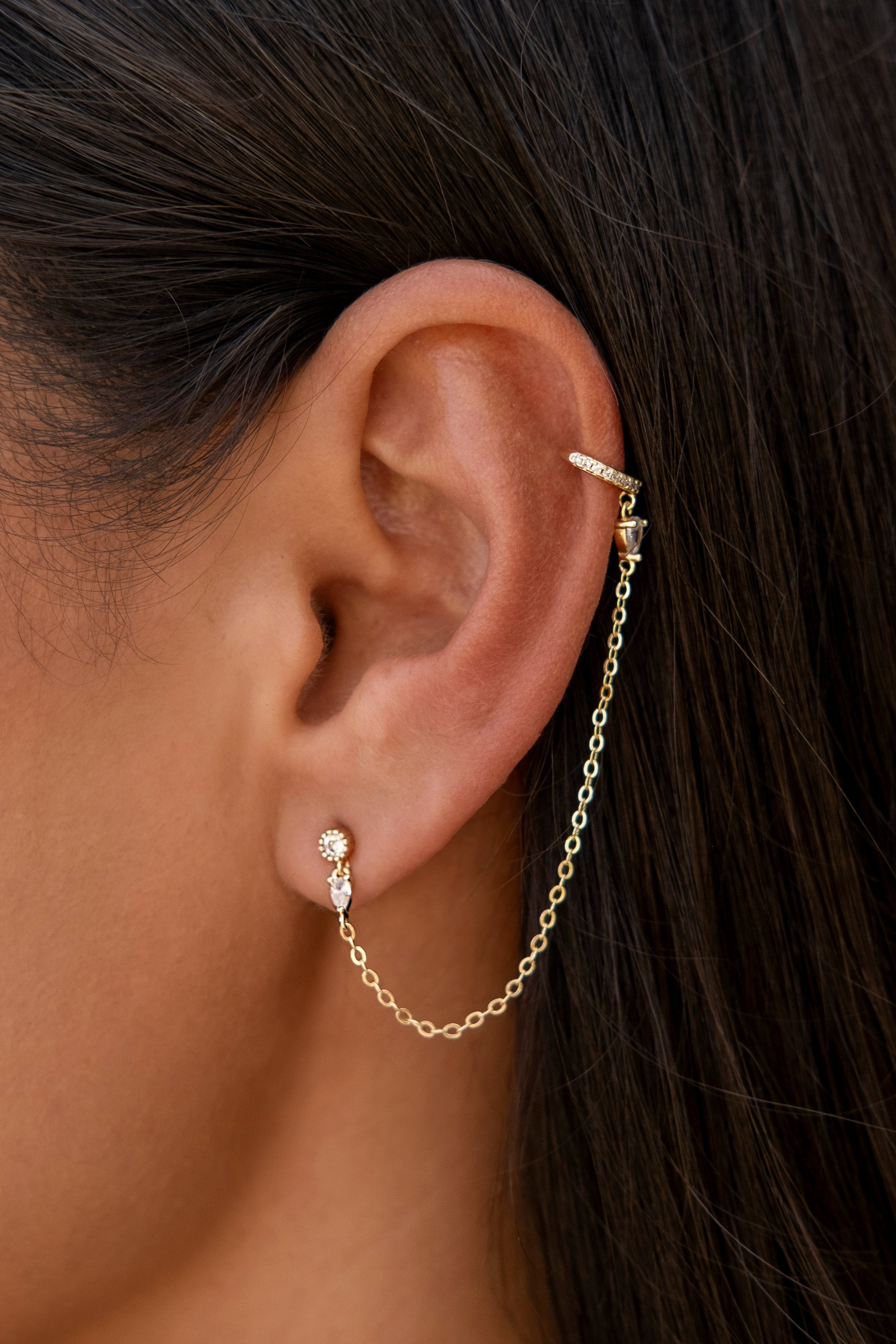 Kaia Mini Cuff - Gold - Aaria London