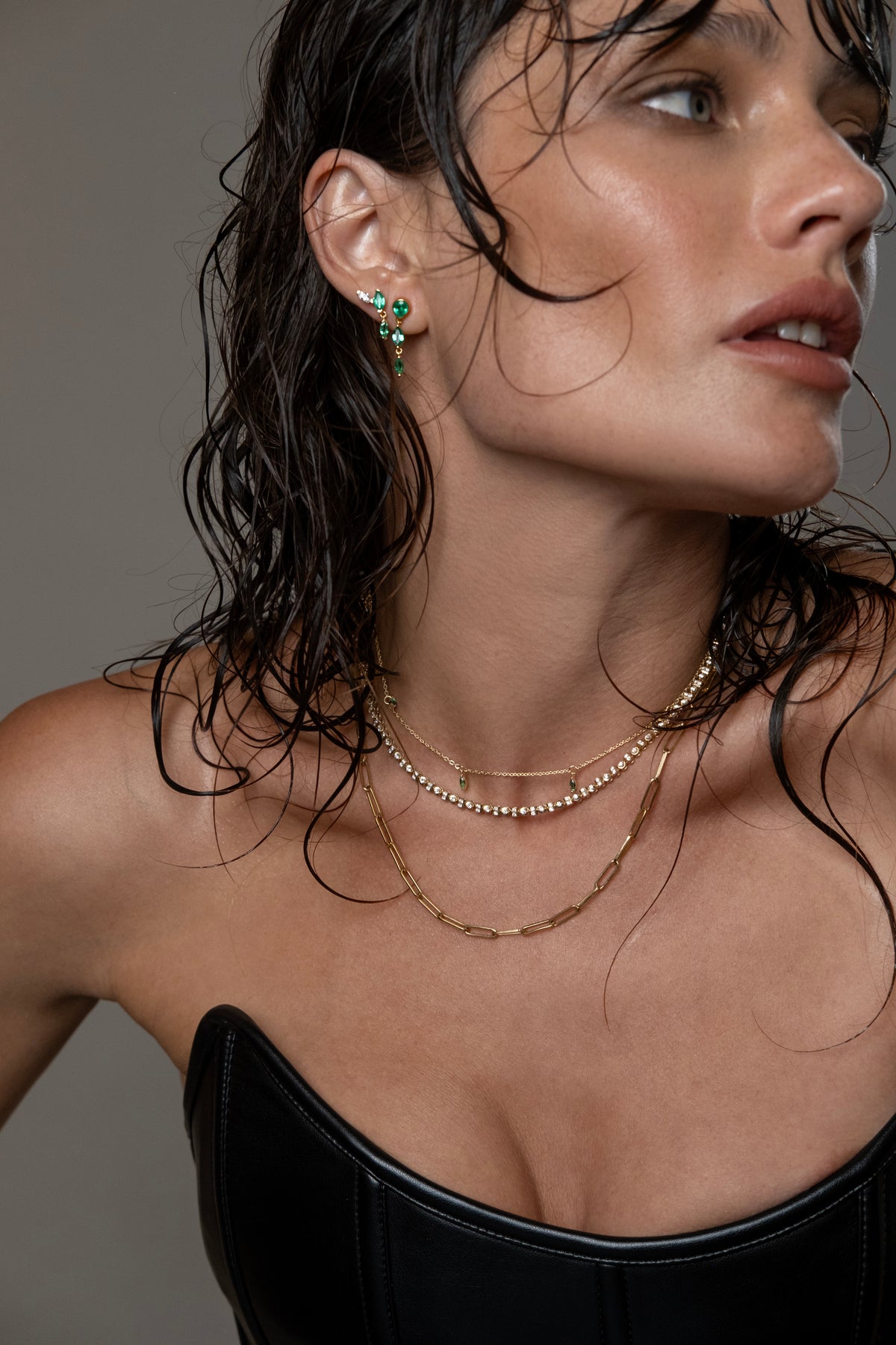 Klea + Roma + Alma Emerald Stack