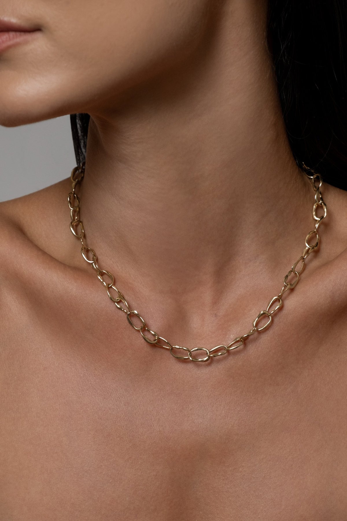 Model wearing Mini Monaco Necklace