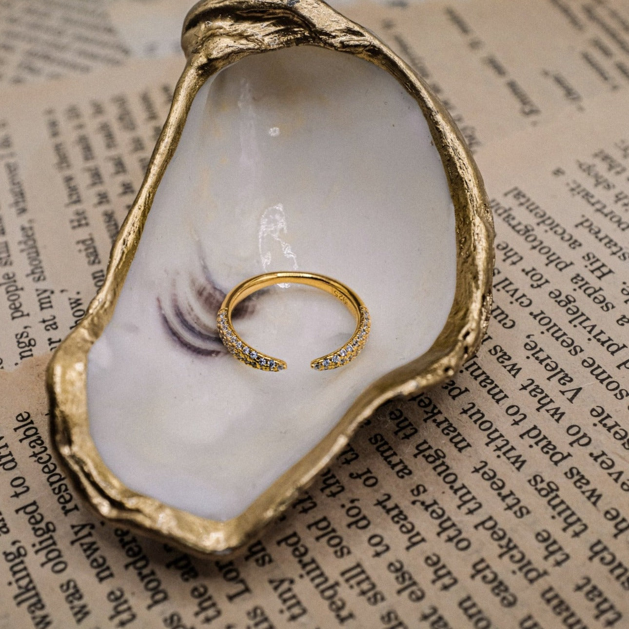 Claw Ring - Gold - Aaria London