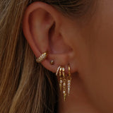 Spike Earring - Gold - Aaria London