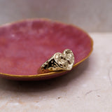 Heart Signet Ring - Solid Gold - Aaria London