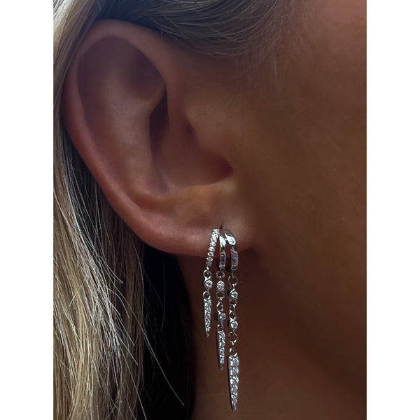 Aaria London Rio Earrings - Silver