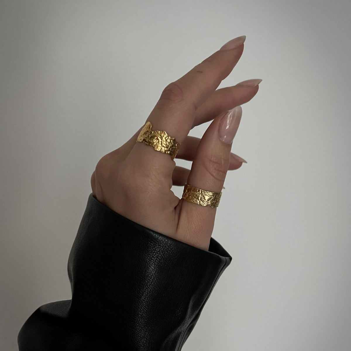 Lava Ring - Solid Gold - Aaria London