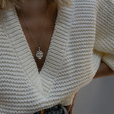 Clio Lion Necklace - Silver - Aaria London