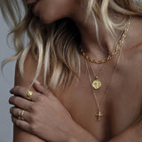 Double Lava Ring - Gold - Aaria London