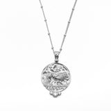Clio Lion Necklace - Silver - Aaria London