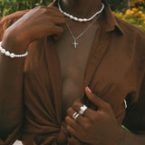 Talamanca Bracelet - Freshwater Pearls - Aaria London