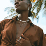 Talamanca Necklace - Freshwater Pearls - Aaria London