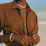 Talamanca Necklace - Freshwater Pearls - Aaria London