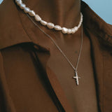 Talamanca Necklace - Freshwater Pearls - Aaria London