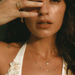 Tilcara Drops Necklace - Solid Gold - Aaria London