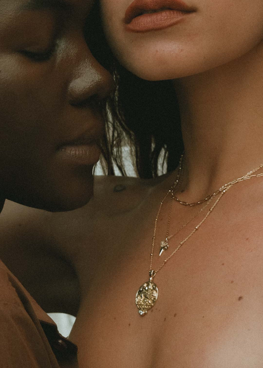 Brixton Chain Necklace - Gold - Aaria London
