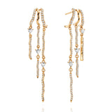 Amaya Triple Hoop Stacked Illusion Earrings