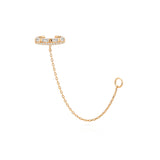 Anora Chain Cuff White Sapphire