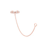 Anora Chain Cuff White Sapphire