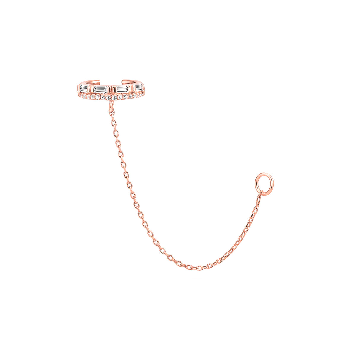 Anora Chain Cuff White Sapphire