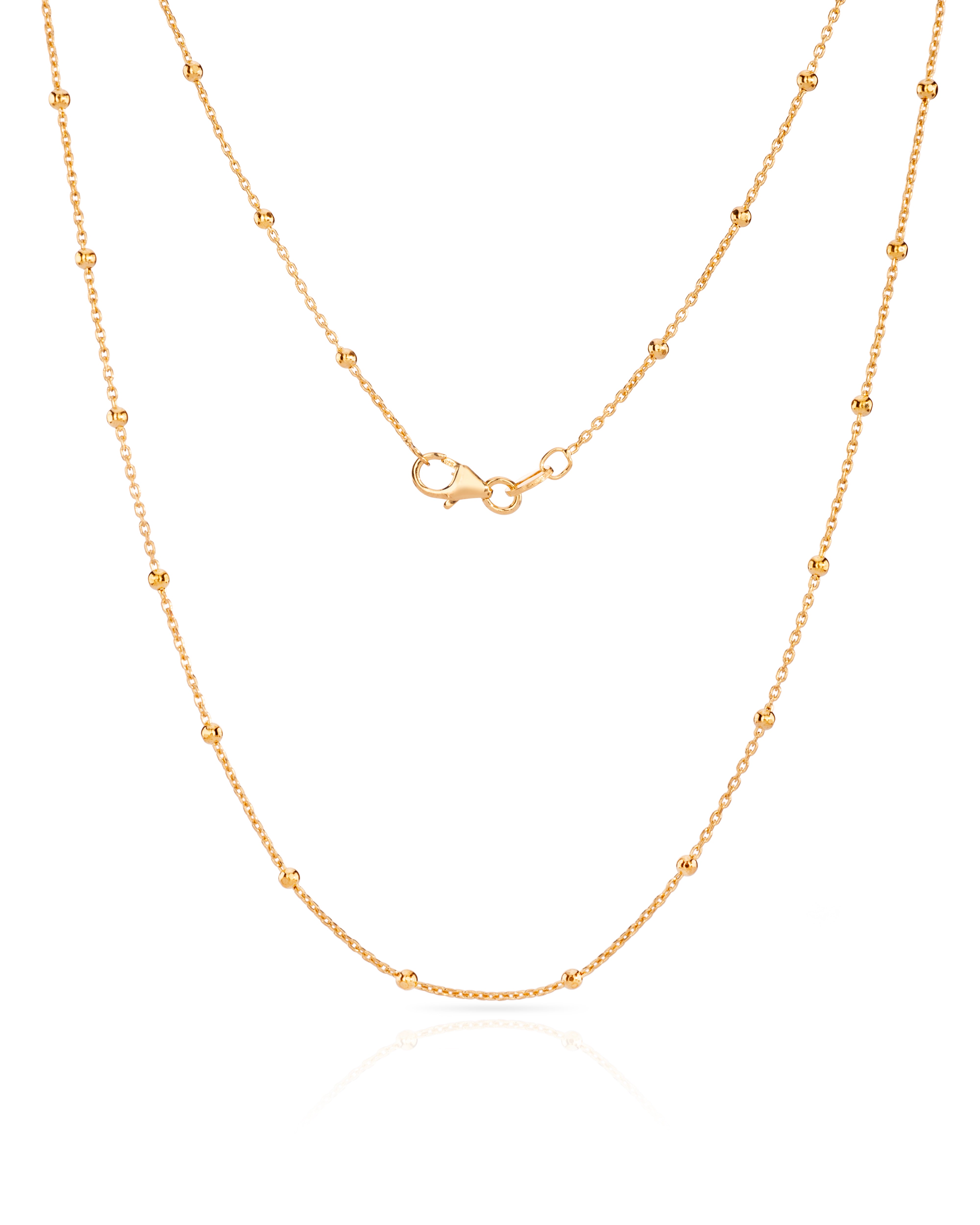 Satellite Bead Chain - Gold - Aaria London
