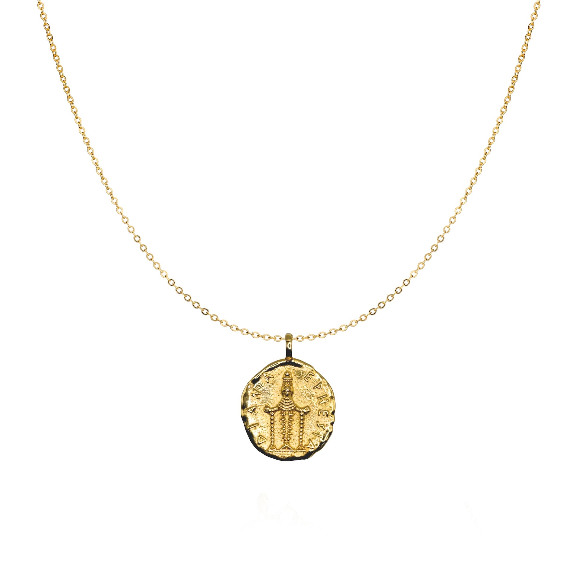 Artemis Goddess Necklace - Gold - Aaria London