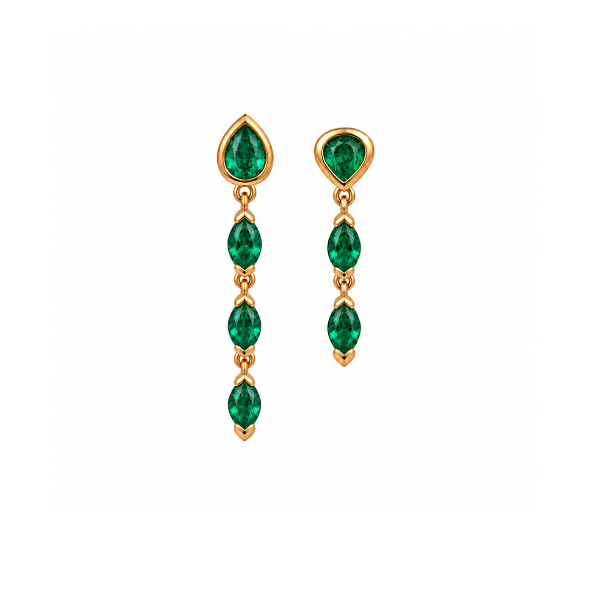 Alma + Roma Emerald Pair