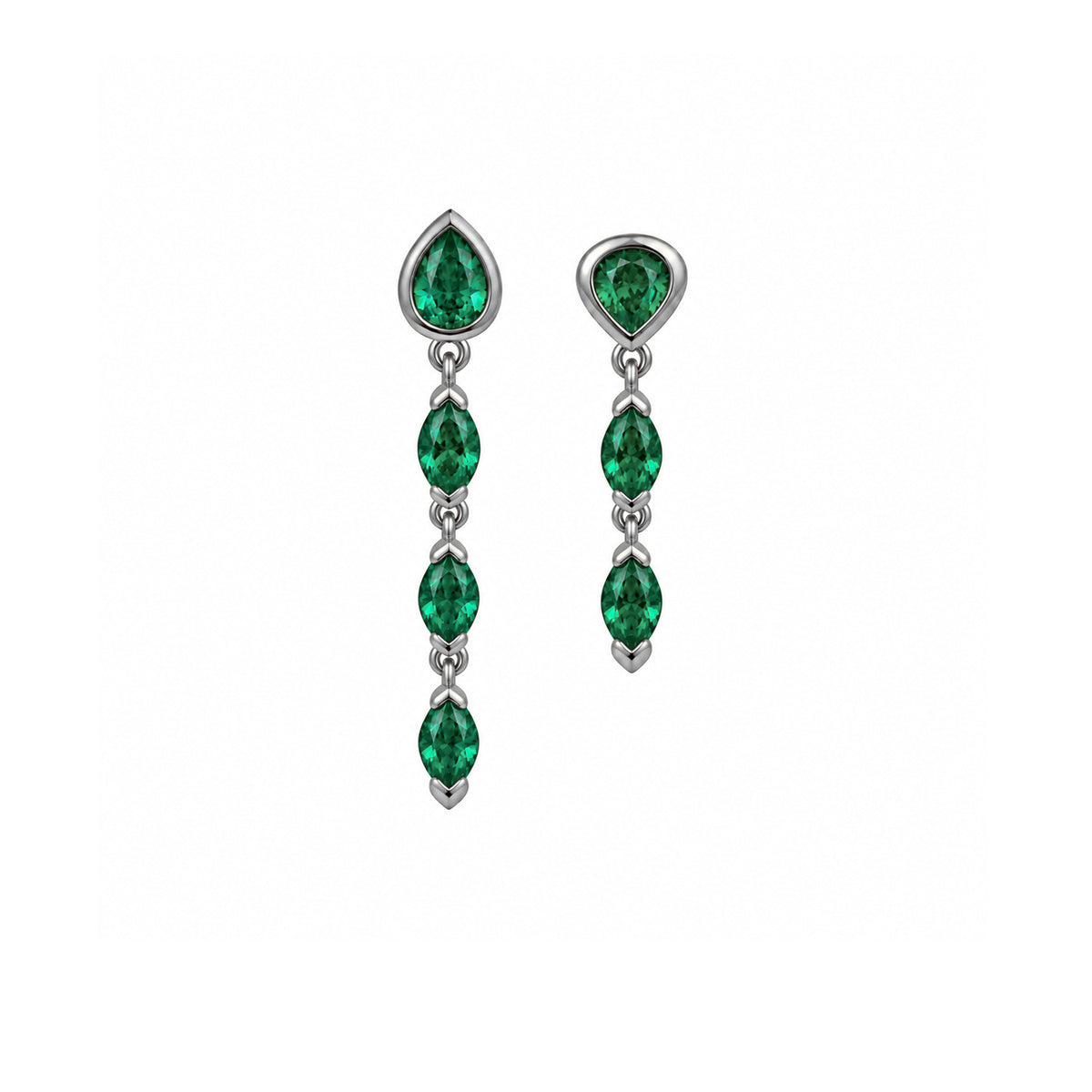 Alma + Roma Emerald Pair