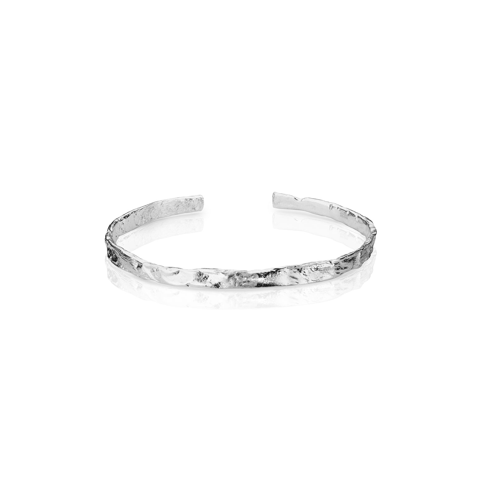 Athena Bangle - Silver - Aaria London