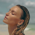 Crystal Chain Cuff Earring - Gold - Aaria London